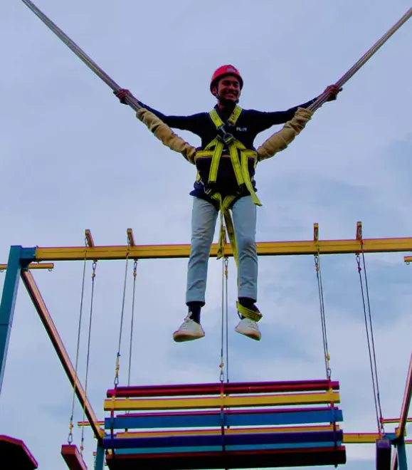 Thrilling rocket ejector ride for adrenaline rush